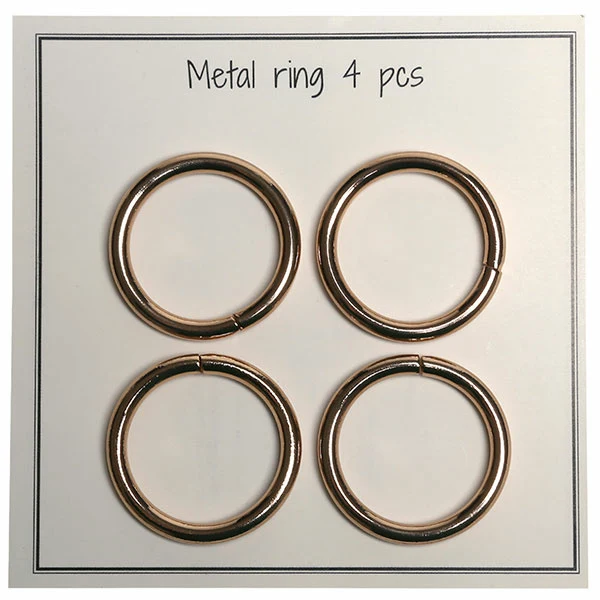 Go Handmade Metal O-ring, 4 stk, 28mm